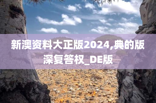 新澳资料大正版2024,典的版深复答权_DE版