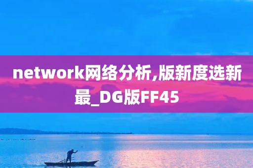 network网络分析,版新度选新最_DG版FF45