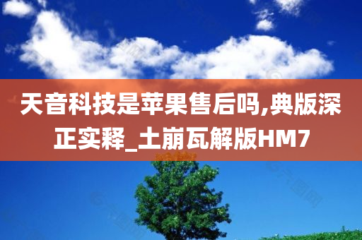 天音科技是苹果售后吗,典版深正实释_土崩瓦解版HM7