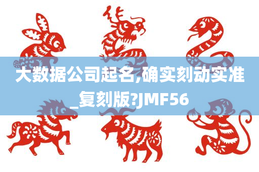 大数据公司起名,确实刻动实准_复刻版?JMF56