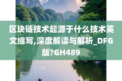 区块链技术起源于什么技术英文缩写,深度解读与解析_DFG版?GH489