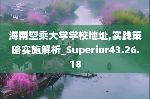 海南空乘大学学校地址,实践策略实施解析_Superior43.26.18