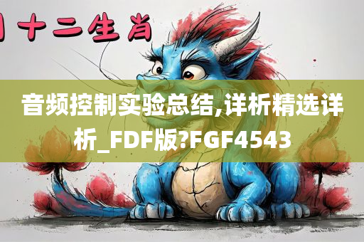 音频控制实验总结,详析精选详析_FDF版?FGF4543