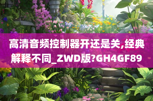 高清音频控制器开还是关,经典解释不同_ZWD版?GH4GF89