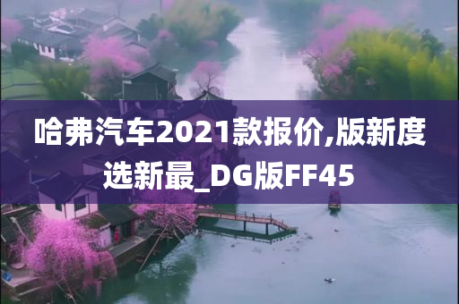 哈弗汽车2021款报价,版新度选新最_DG版FF45