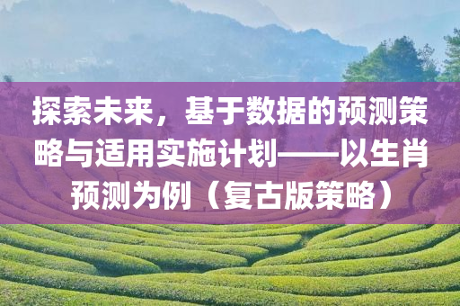 探索未来，基于数据的预测策略与适用实施计划——以生肖预测为例（复古版策略）