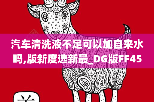 汽车清洗液不足可以加自来水吗,版新度选新最_DG版FF45