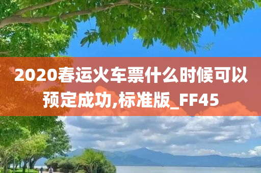 2020春运火车票什么时候可以预定成功,标准版_FF45