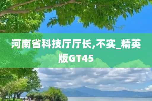 河南省科技厅厅长,不实_精英版GT45