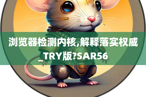 浏览器检测内核,解释落实权威_TRY版?SAR56