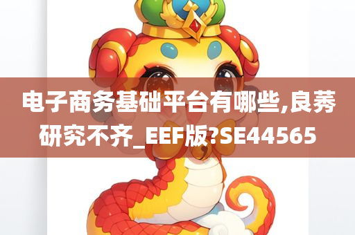 电子商务基础平台有哪些,良莠研究不齐_EEF版?SE44565