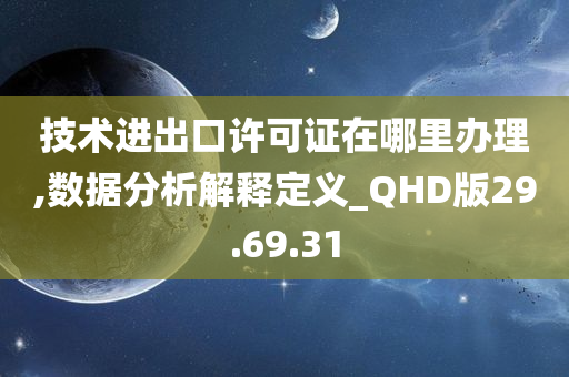 技术进出口许可证在哪里办理,数据分析解释定义_QHD版29.69.31