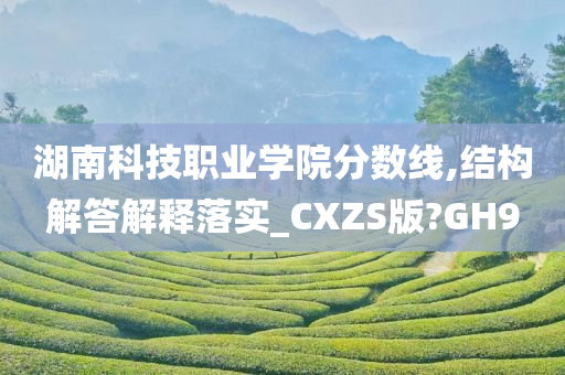 湖南科技职业学院分数线,结构解答解释落实_CXZS版?GH9