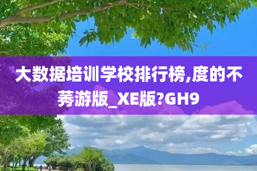 大数据培训学校排行榜,度的不莠游版_XE版?GH9