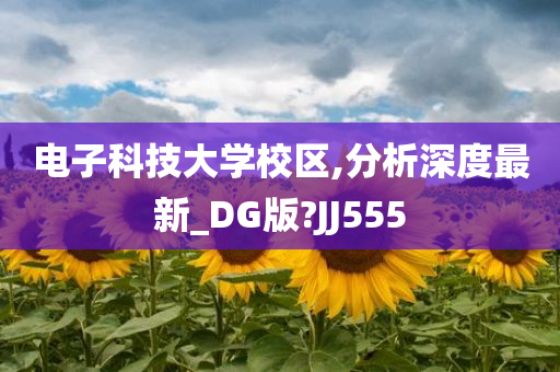 电子科技大学校区,分析深度最新_DG版?JJ555