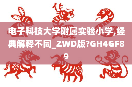 电子科技大学附属实验小学,经典解释不同_ZWD版?GH4GF89