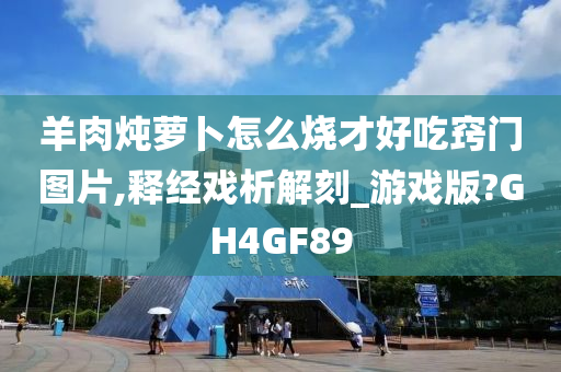 羊肉炖萝卜怎么烧才好吃窍门图片,释经戏析解刻_游戏版?GH4GF89