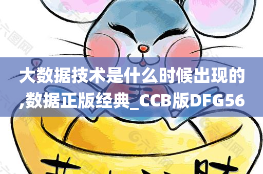 大数据技术是什么时候出现的,数据正版经典_CCB版DFG56