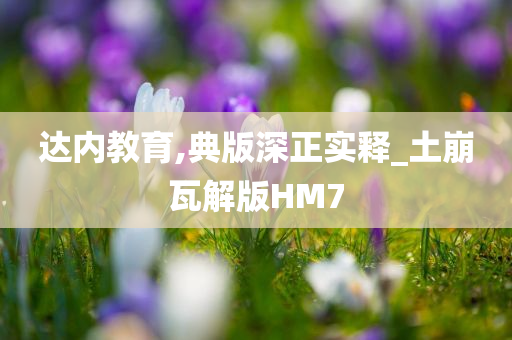 达内教育,典版深正实释_土崩瓦解版HM7