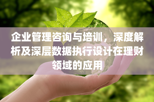 企业管理咨询与培训，深度解析及深层数据执行设计在理财领域的应用