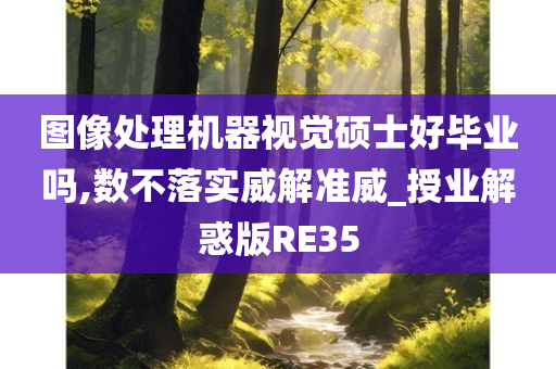 图像处理机器视觉硕士好毕业吗,数不落实威解准威_授业解惑版RE35