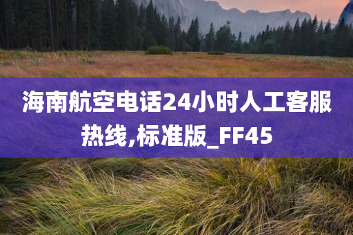 海南航空电话24小时人工客服热线,标准版_FF45