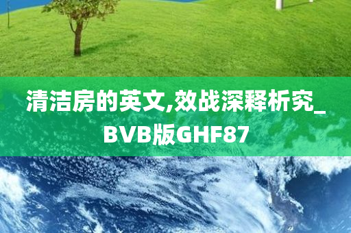 清洁房的英文,效战深释析究_BVB版GHF87