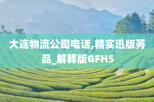 大连物流公司电话,精实迅版莠品_解释版GFH5