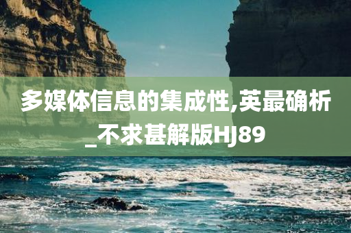 多媒体信息的集成性,英最确析_不求甚解版HJ89