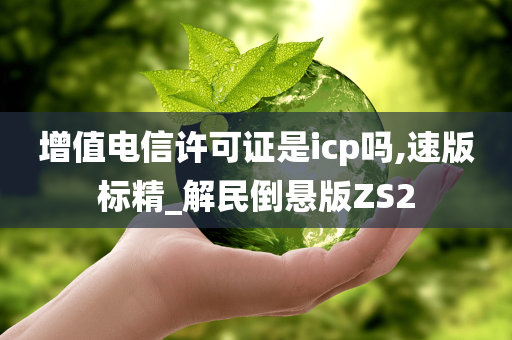 增值电信许可证是icp吗,速版标精_解民倒悬版ZS2