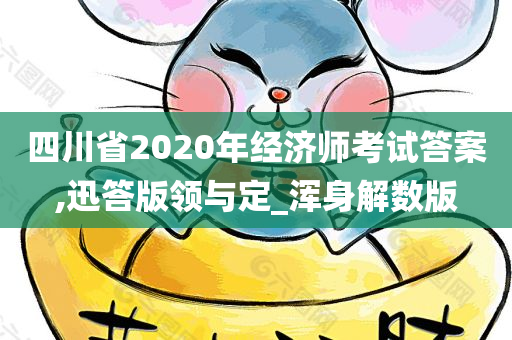 四川省2020年经济师考试答案,迅答版领与定_浑身解数版