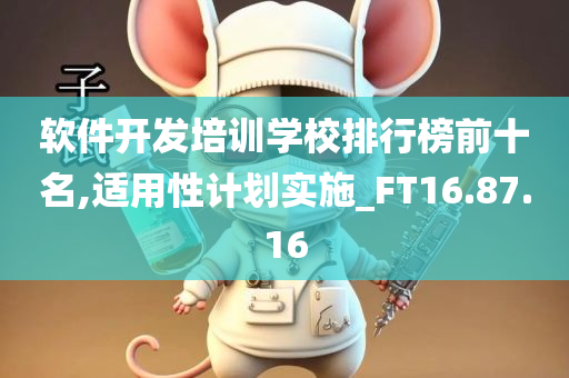 软件开发培训学校排行榜前十名,适用性计划实施_FT16.87.16