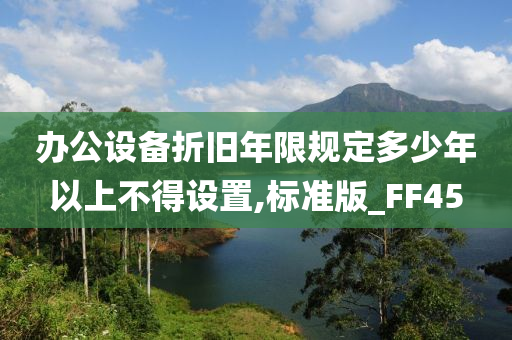 办公设备折旧年限规定多少年以上不得设置,标准版_FF45