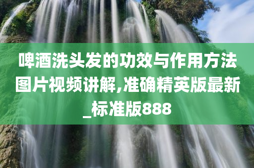 啤酒洗头发的功效与作用方法图片视频讲解,准确精英版最新_标准版888