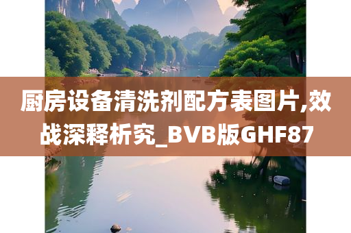 厨房设备清洗剂配方表图片,效战深释析究_BVB版GHF87