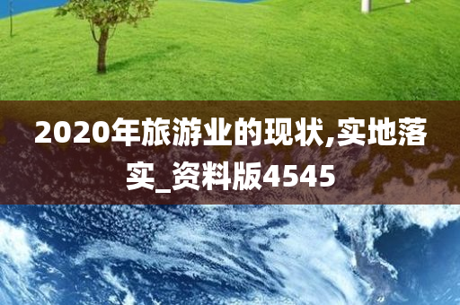 2020年旅游业的现状,实地落实_资料版4545