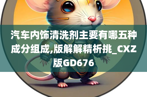 汽车内饰清洗剂主要有哪五种成分组成,版解解精析挑_CXZ版GD676