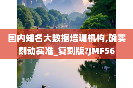 国内知名大数据培训机构,确实刻动实准_复刻版?JMF56