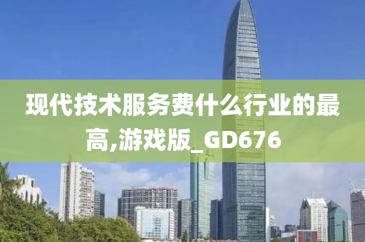 现代技术服务费什么行业的最高,游戏版_GD676