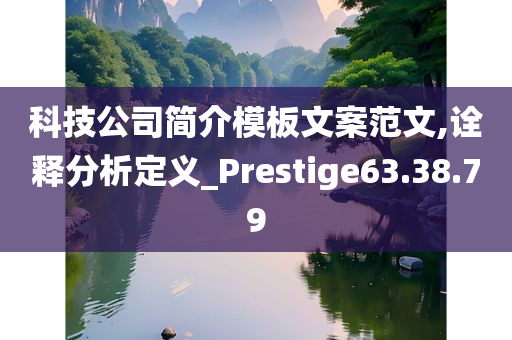 科技公司简介模板文案范文,诠释分析定义_Prestige63.38.79