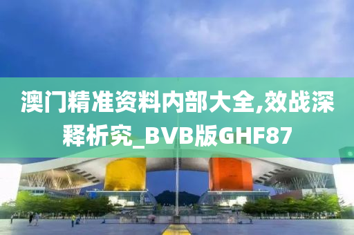 澳门精准资料内部大全,效战深释析究_BVB版GHF87