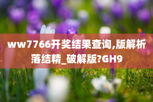 ww7766开奖结果查询,版解析落结精_破解版?GH9