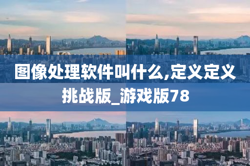 图像处理软件叫什么,定义定义挑战版_游戏版78