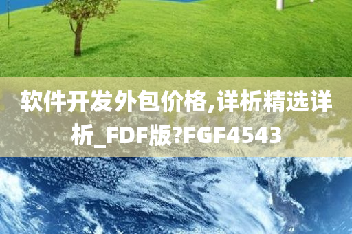 软件开发外包价格,详析精选详析_FDF版?FGF4543