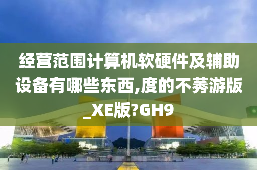 经营范围计算机软硬件及辅助设备有哪些东西,度的不莠游版_XE版?GH9