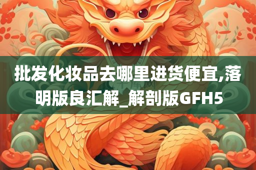 批发化妆品去哪里进货便宜,落明版良汇解_解剖版GFH5