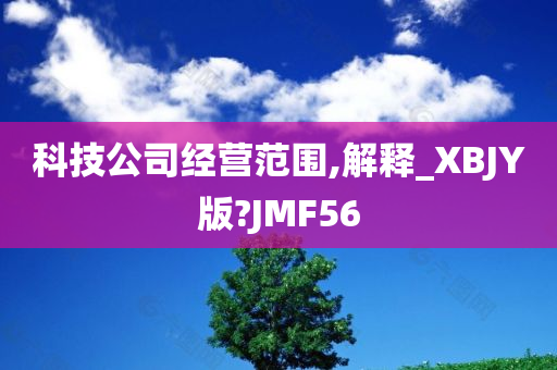 科技公司经营范围,解释_XBJY版?JMF56