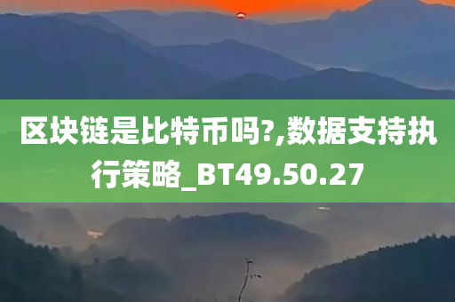 区块链是比特币吗?,数据支持执行策略_BT49.50.27