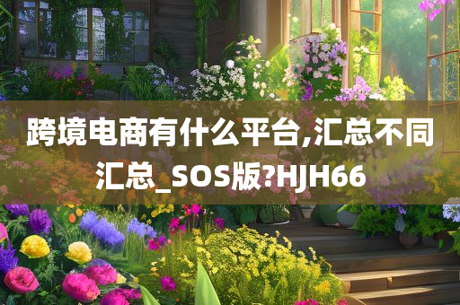 跨境电商有什么平台,汇总不同汇总_SOS版?HJH66