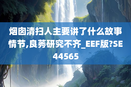 烟囱清扫人主要讲了什么故事情节,良莠研究不齐_EEF版?SE44565